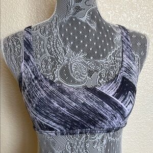 Lululemon Athletica 🍋 Purple and Black Free-to-Be Sports Bra